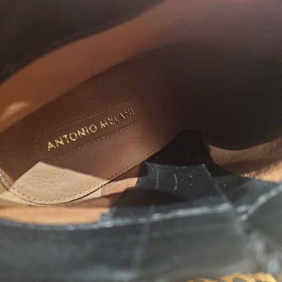 Antonio Melani Leopard Calf Hair Ankle Boots size6 - Picture 10 of 10